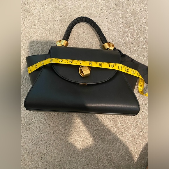 NWOT Charles & Keith black satchel bag, BRAND NEW - Picture 5 of 6